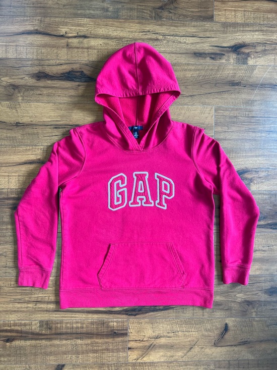 GAP Tops - ❄️☃️ 2 GAP Logo Hooded Sweatshirts - Hot Pink/Black